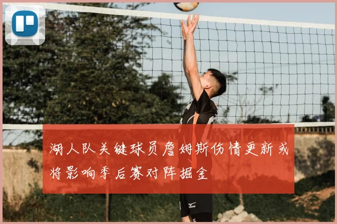 湖人队关键球员詹姆斯伤情更新或将影响季后赛对阵掘金