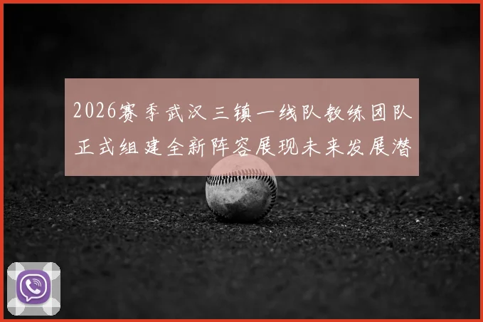 2026赛季武汉三镇一线队教练团队正式组建全新阵容展现未来发展潜力